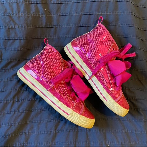 JoJo Siwa Shoes Jojo Siwa Pink Sequin Shoes Poshmark